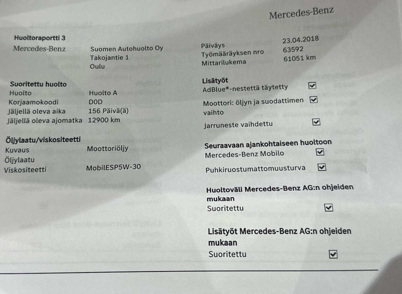 Mercedes-Benz E vaihtoauto