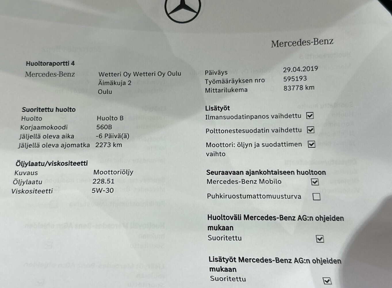 Mercedes-Benz E vaihtoauto