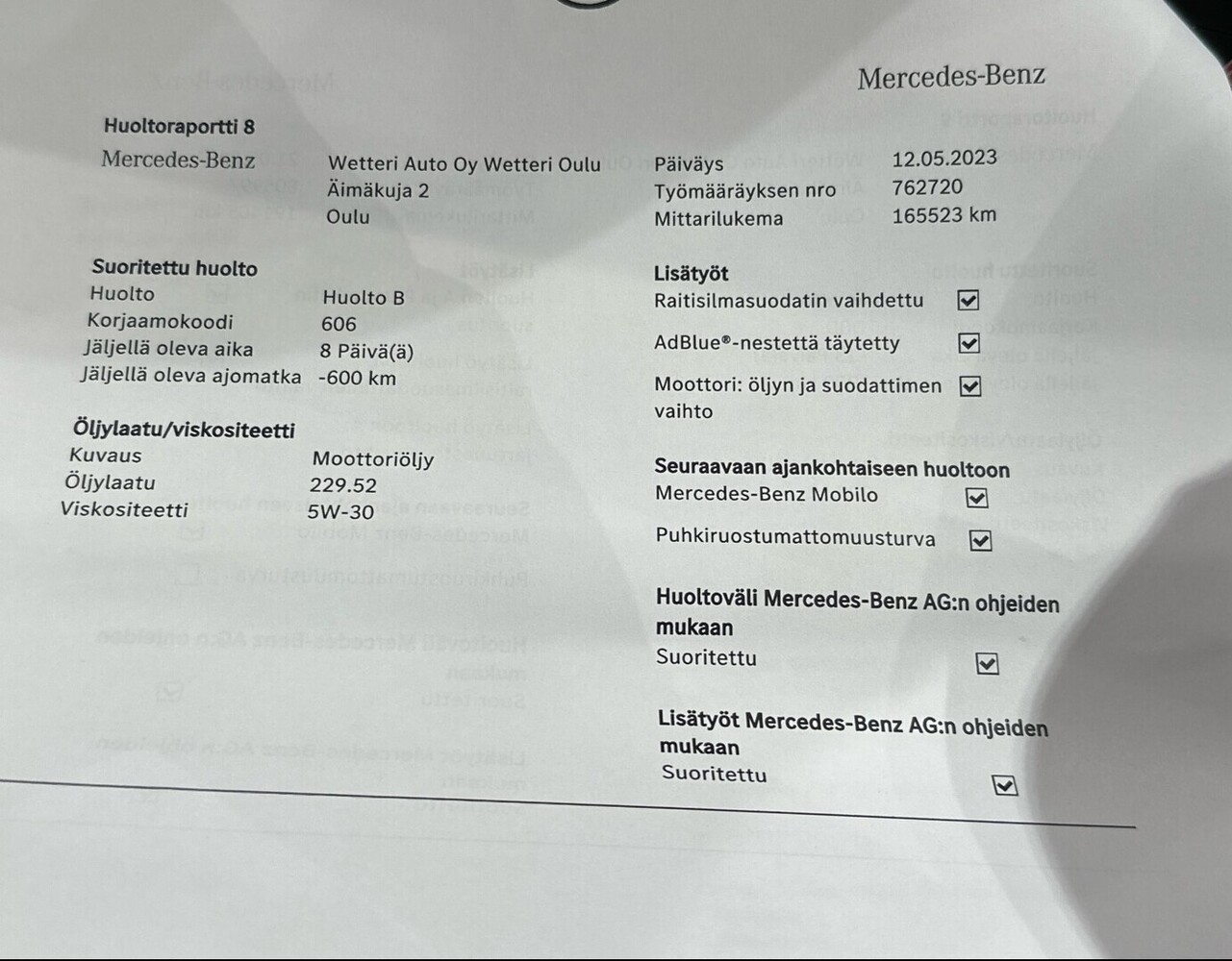 Mercedes-Benz E vaihtoauto