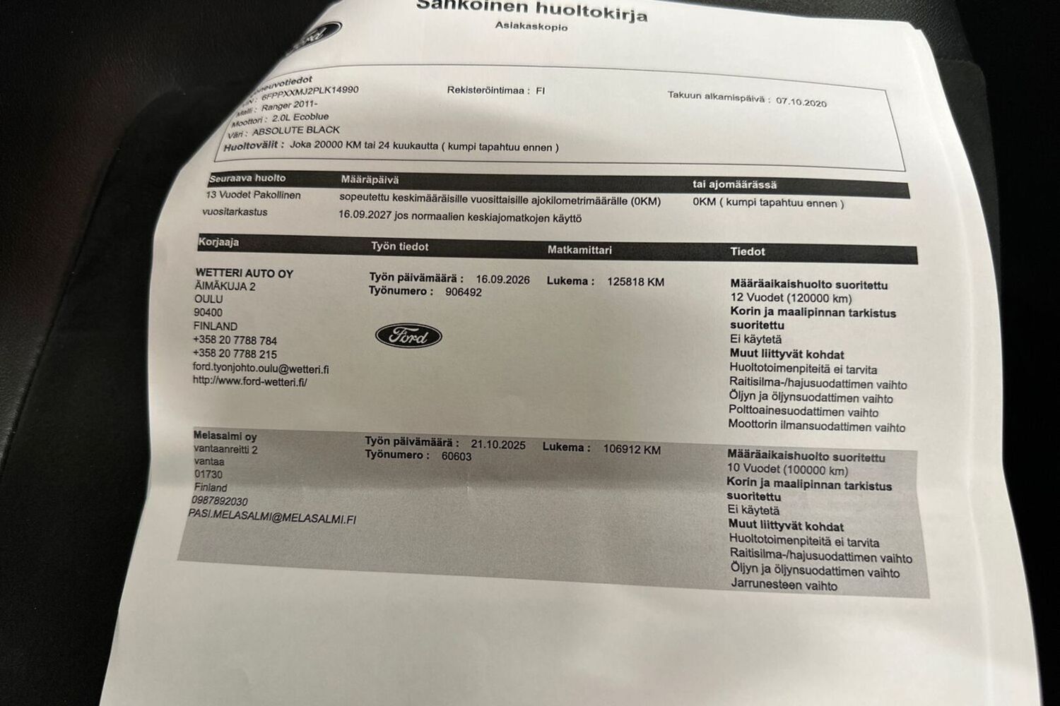 Ford Ranger vaihtoauto