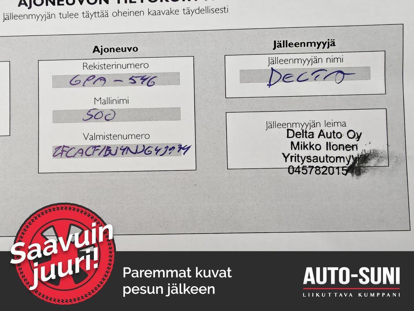 Fiat 500 vaihtoauto