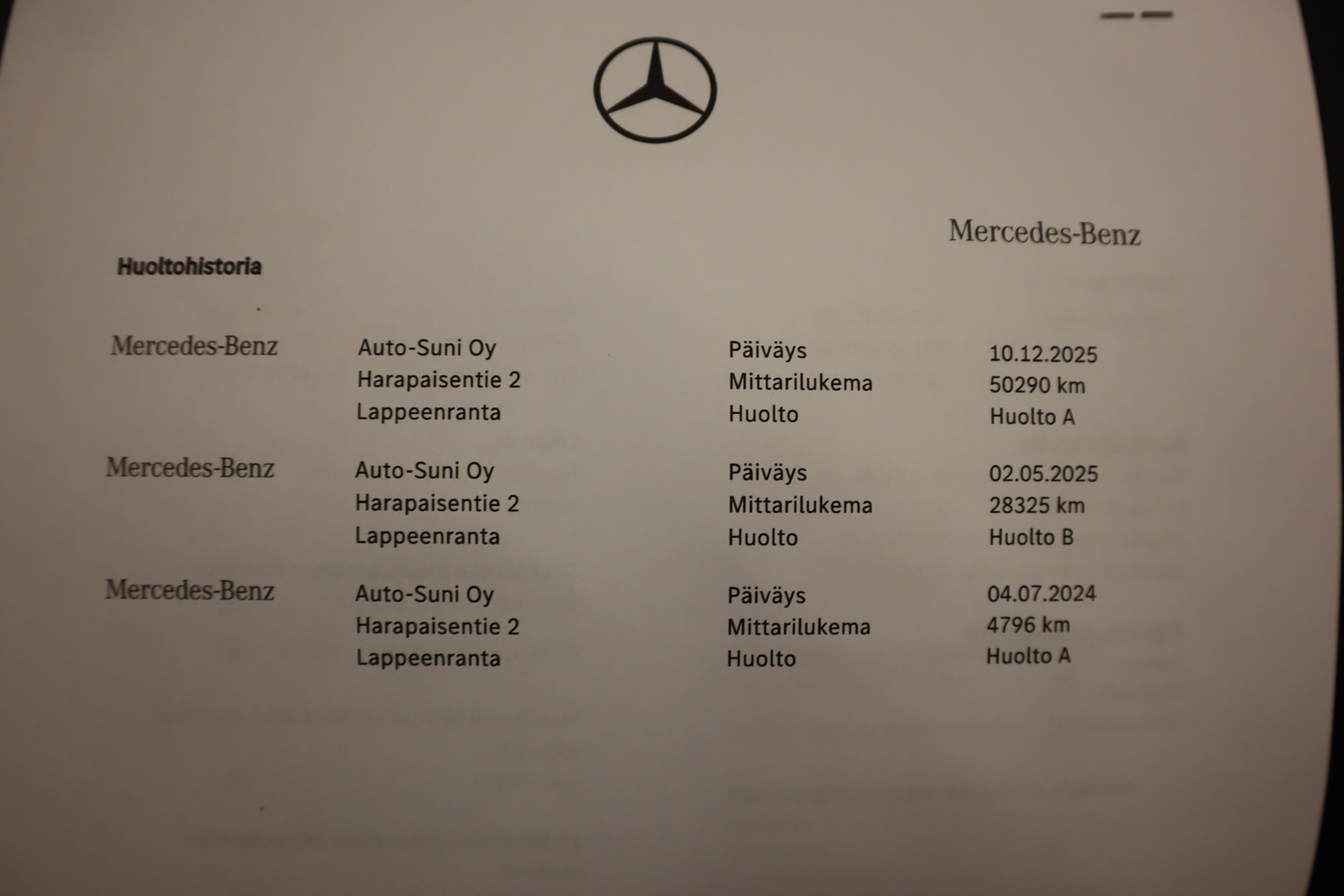 Mercedes-Benz C vaihtoauto
