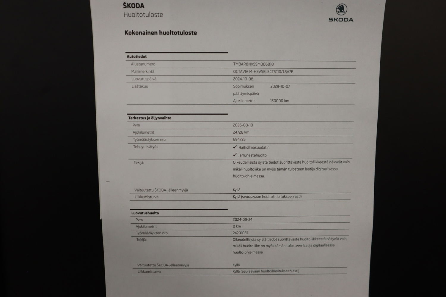 Skoda Octavia vaihtoauto