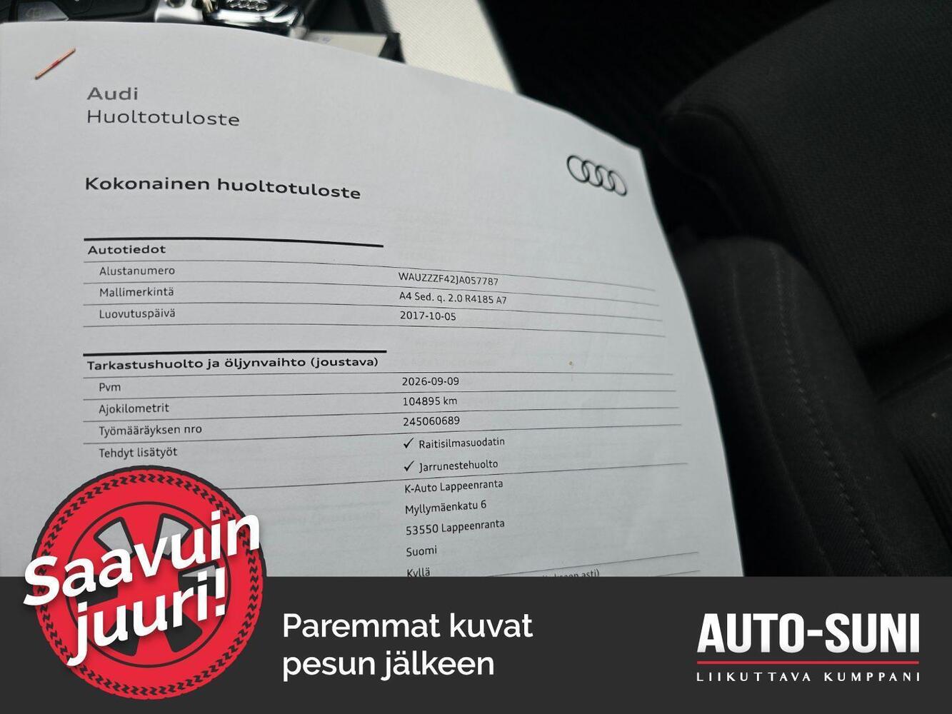 Audi A4 vaihtoauto