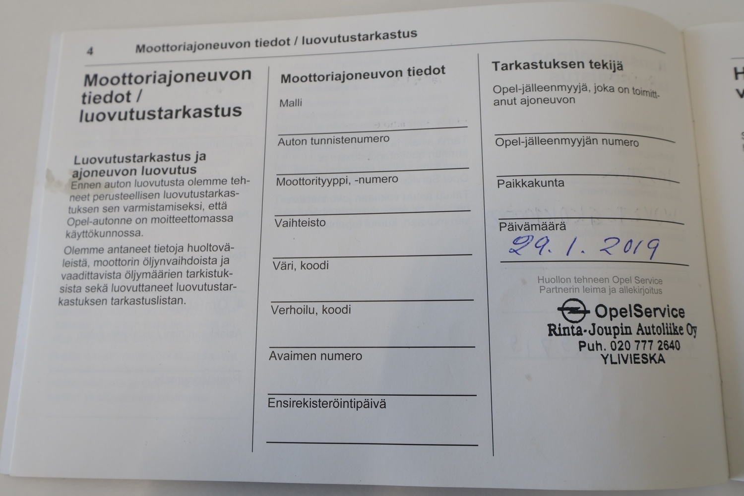 Opel Insignia vaihtoauto