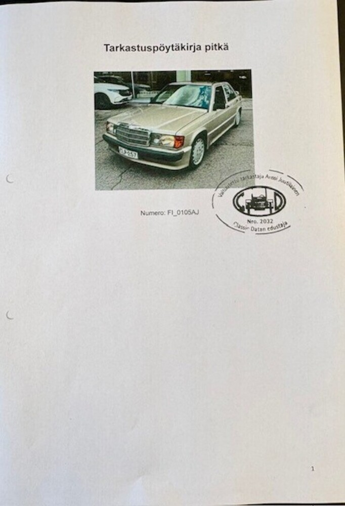 Mercedes-Benz 190 vaihtoauto