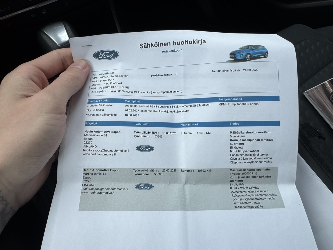 Ford Fiesta vaihtoauto