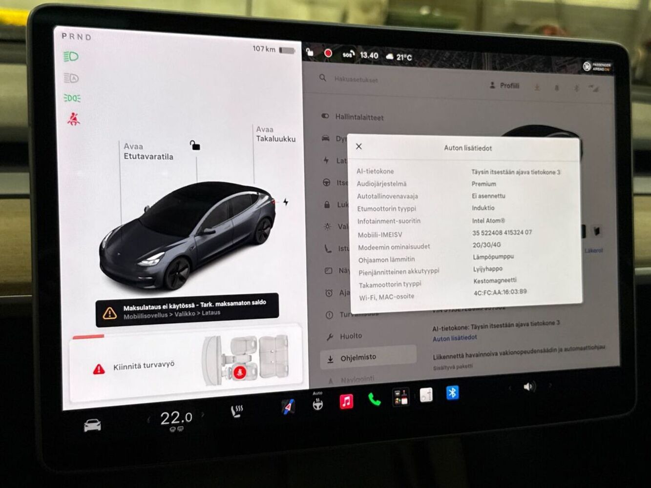 Tesla Model 3 vaihtoauto