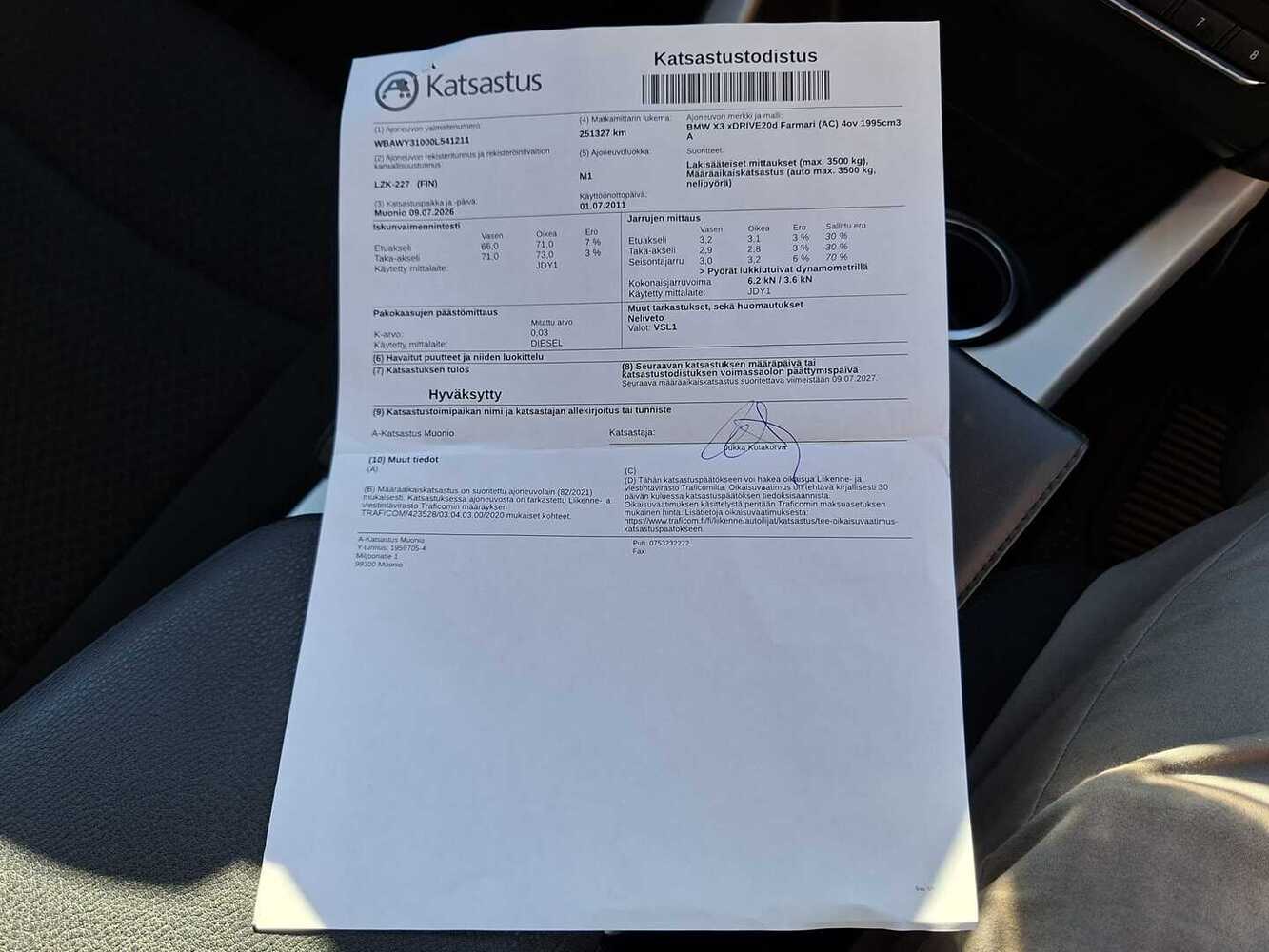 BMW X3 vaihtoauto