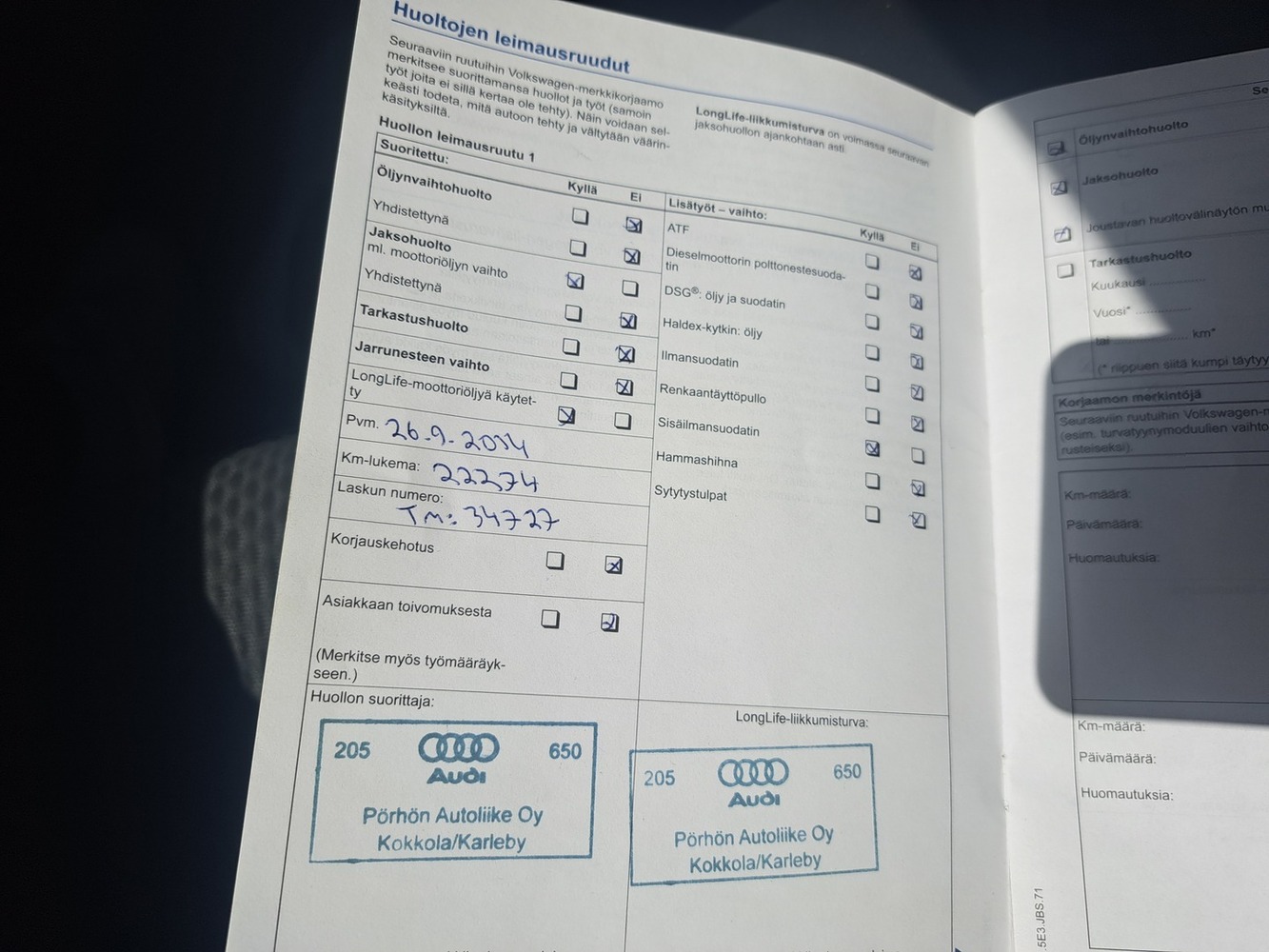 Volkswagen Jetta vaihtoauto