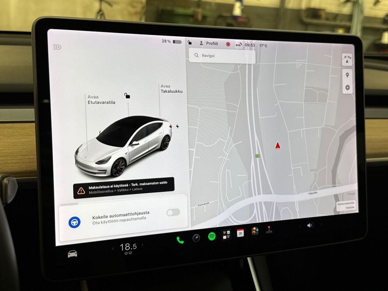 Tesla Model 3 vaihtoauto