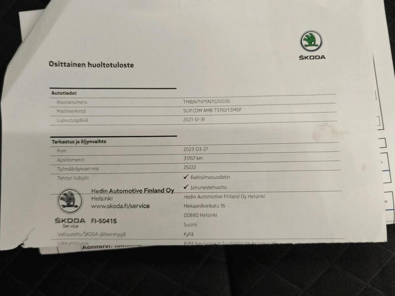 Skoda Superb vaihtoauto