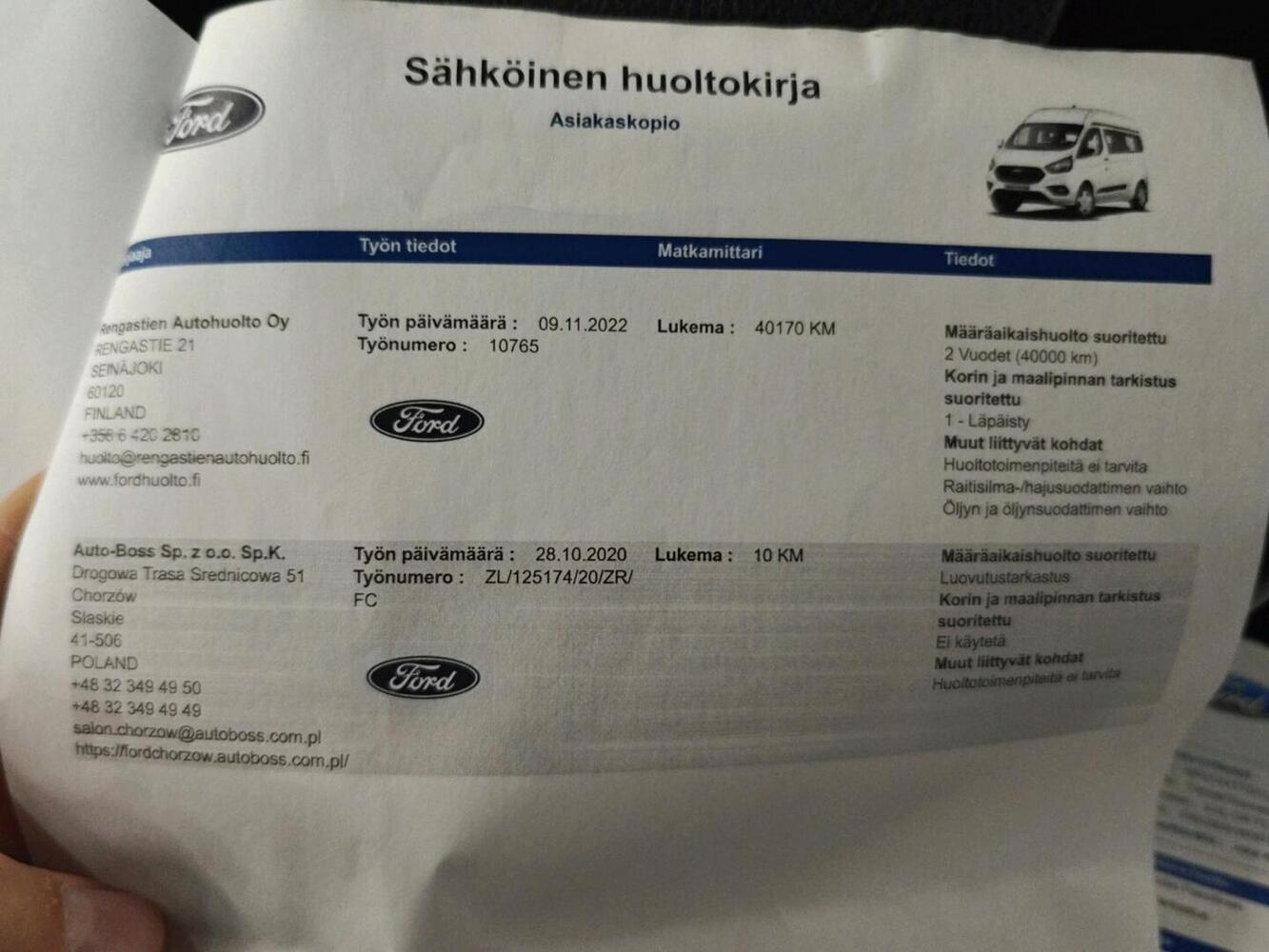 Ford Transit Custom vaihtoauto