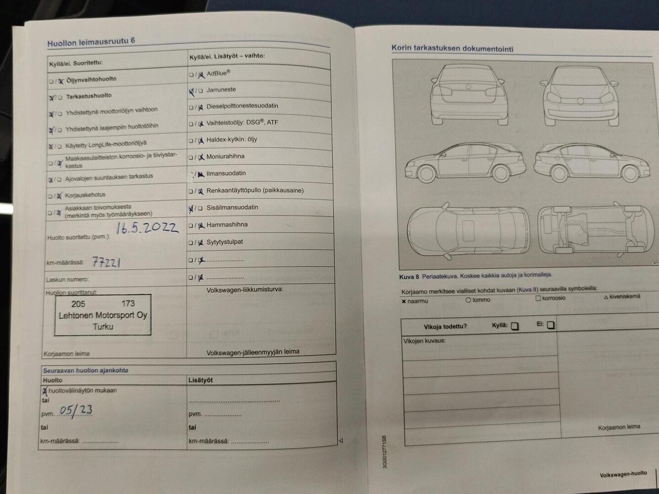 Volkswagen Passat vaihtoauto