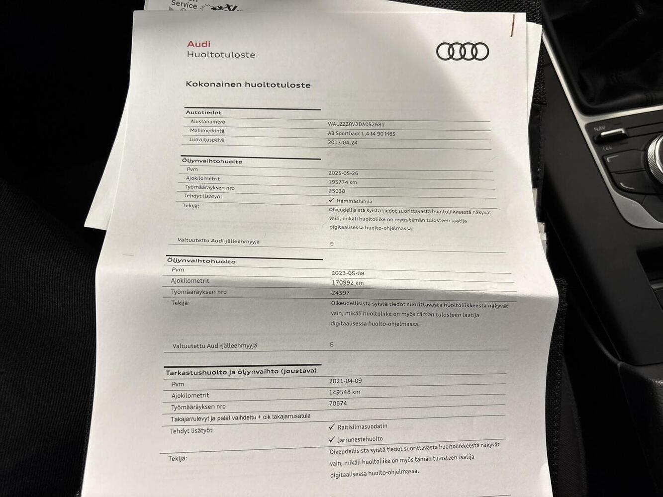 Audi A3 vaihtoauto