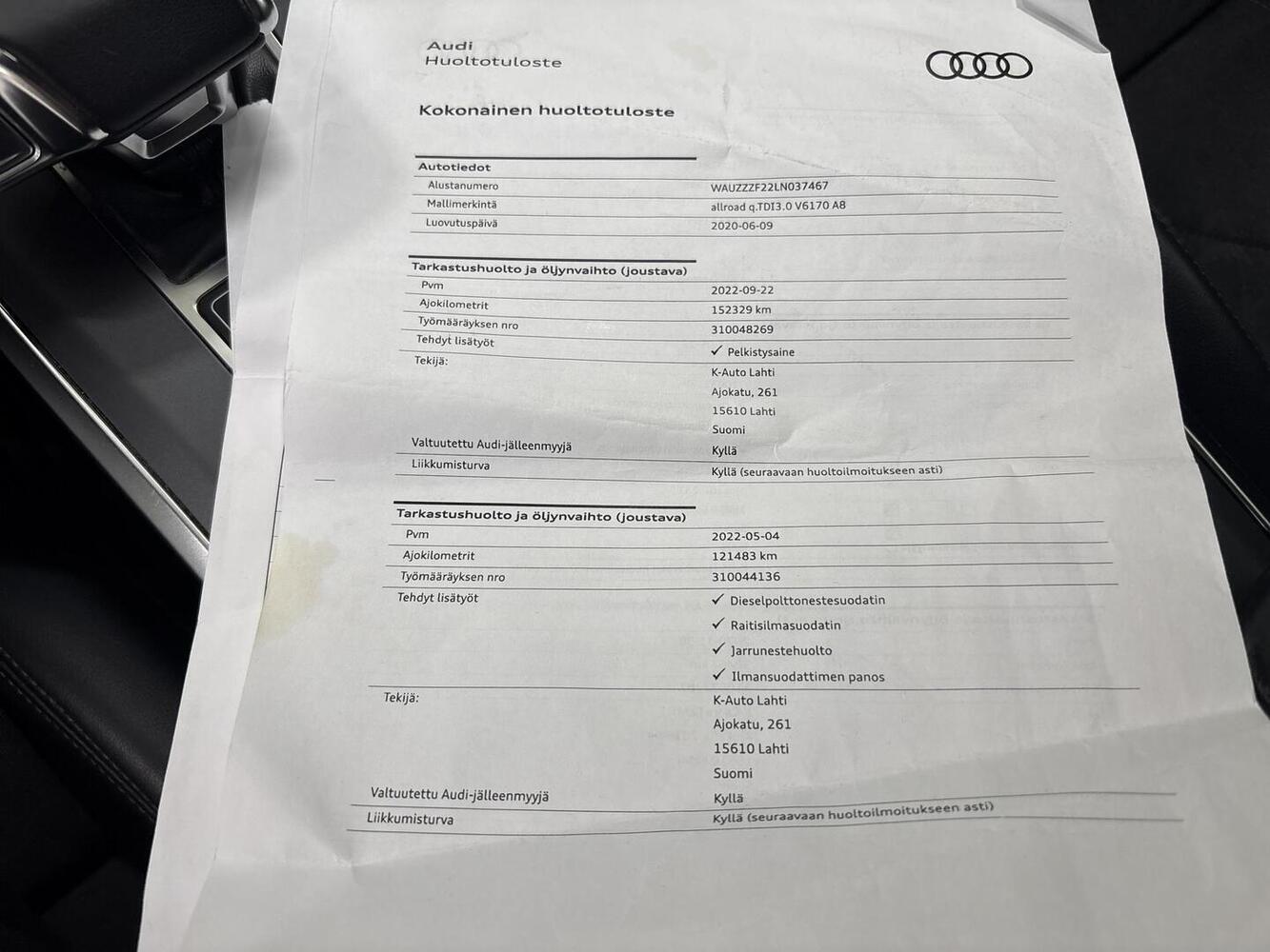 Audi A6 vaihtoauto