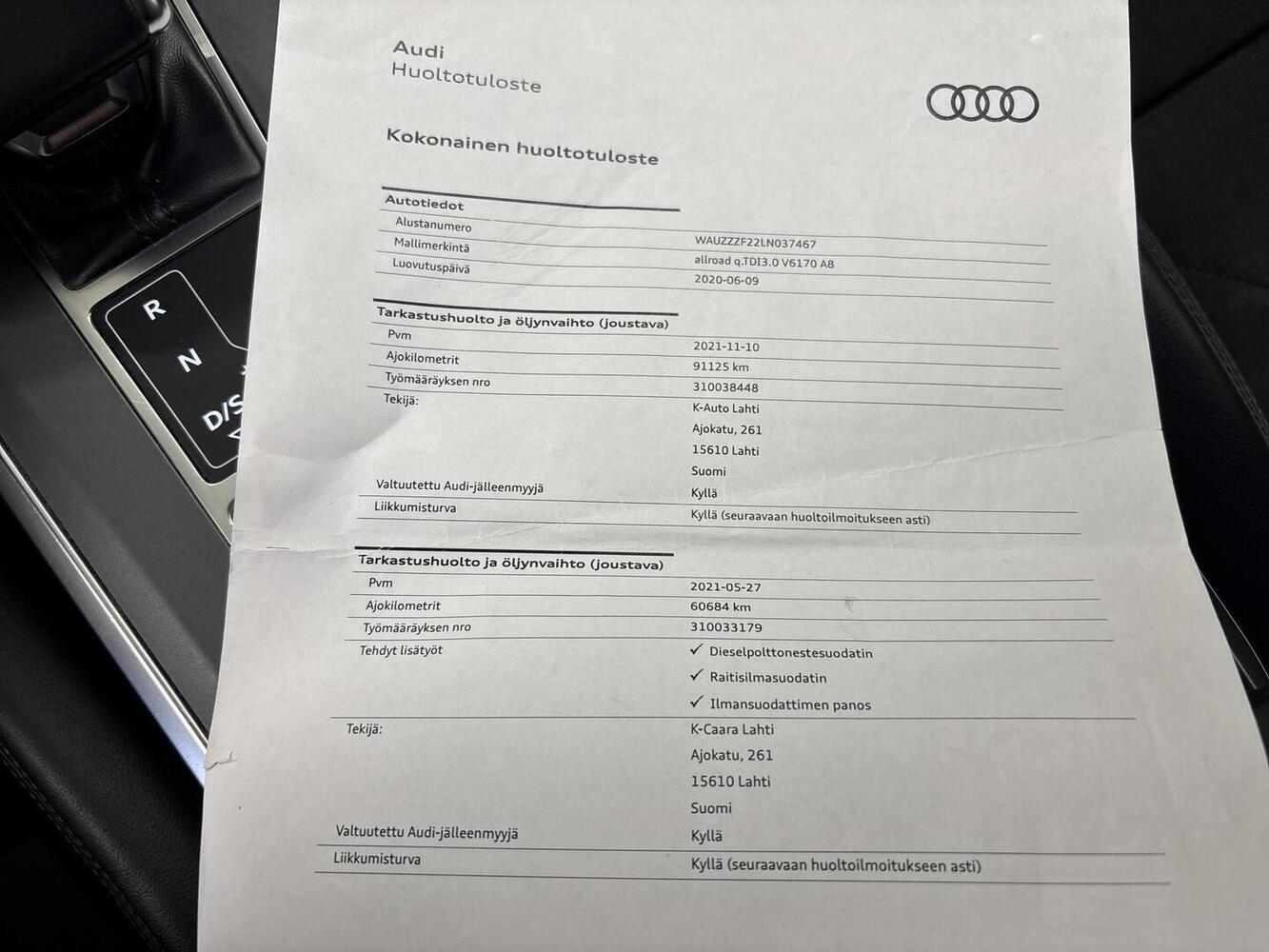 Audi A6 vaihtoauto