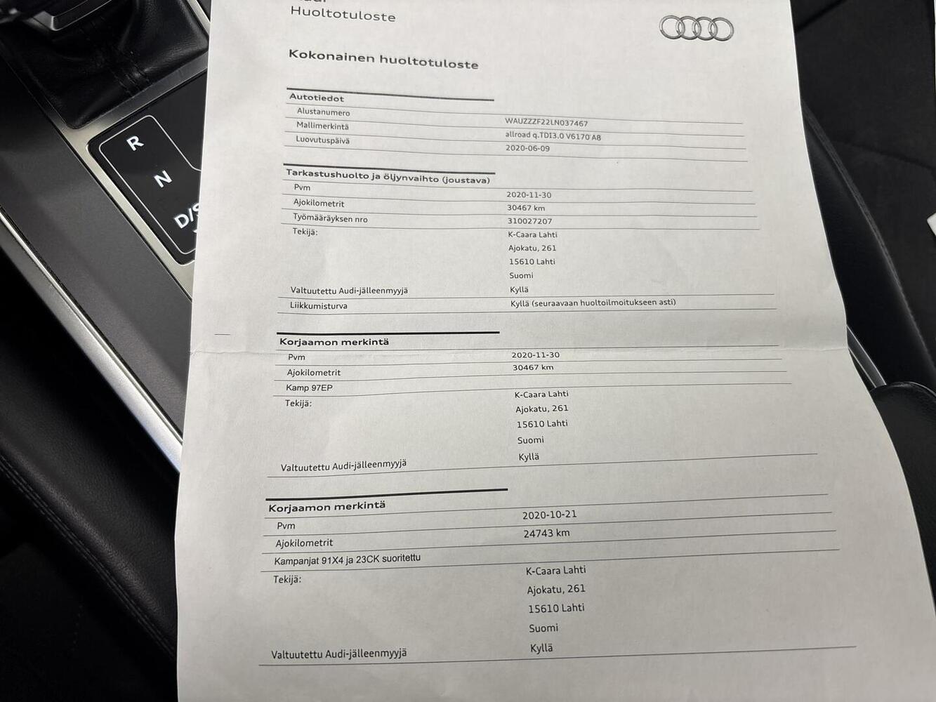 Audi A6 vaihtoauto