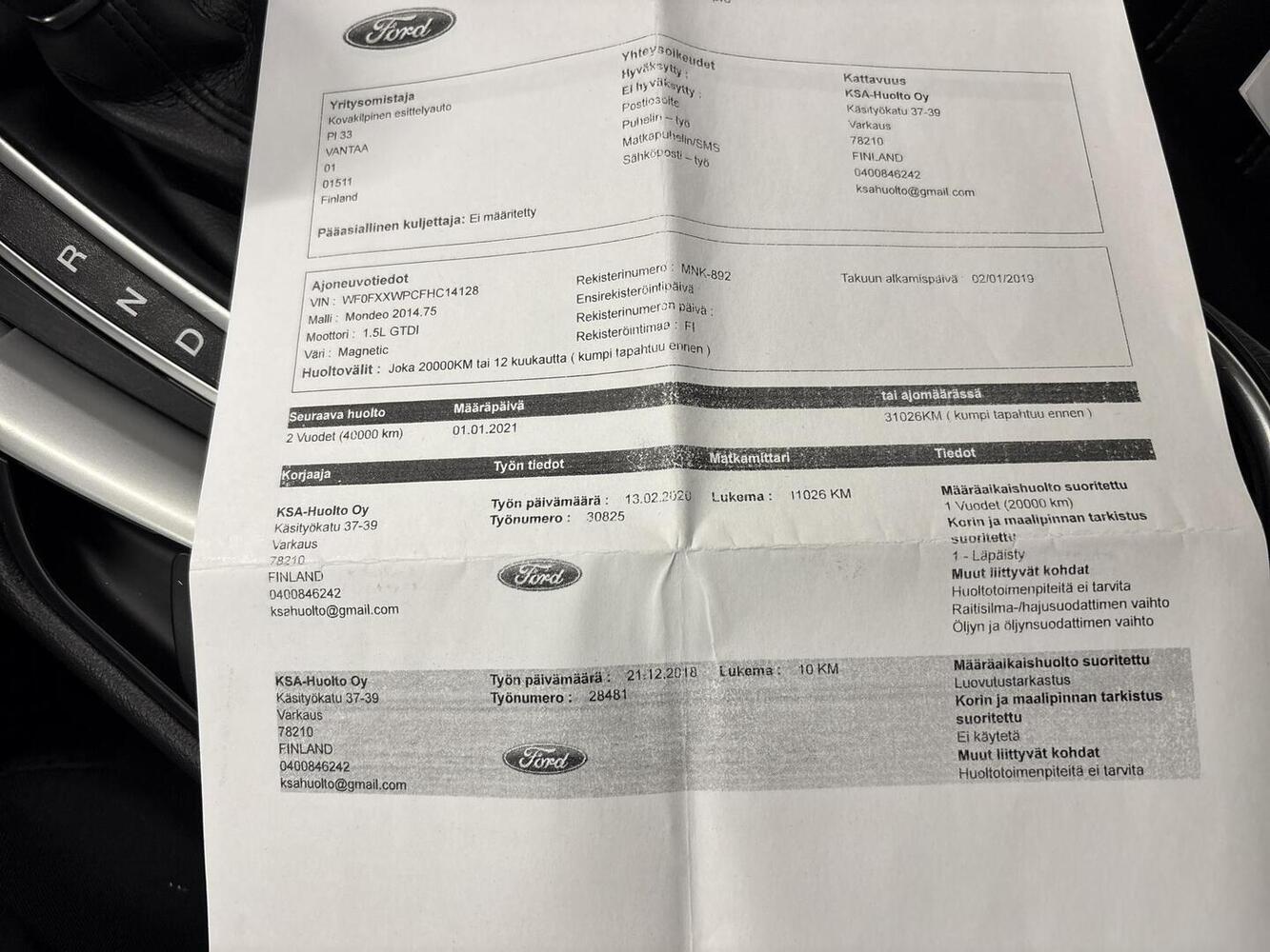Ford Mondeo vaihtoauto