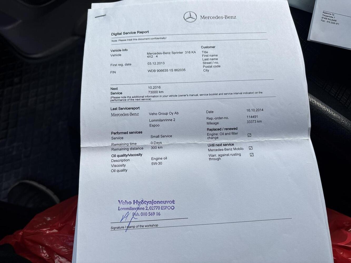 Mercedes-Benz Sprinter vaihtoauto