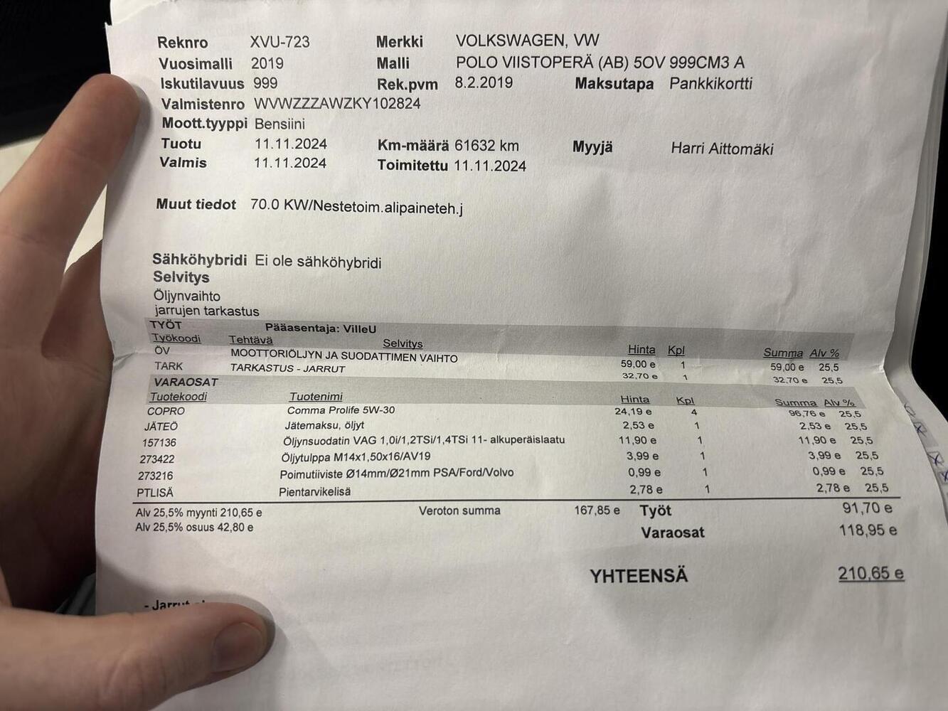 Volkswagen Polo vaihtoauto