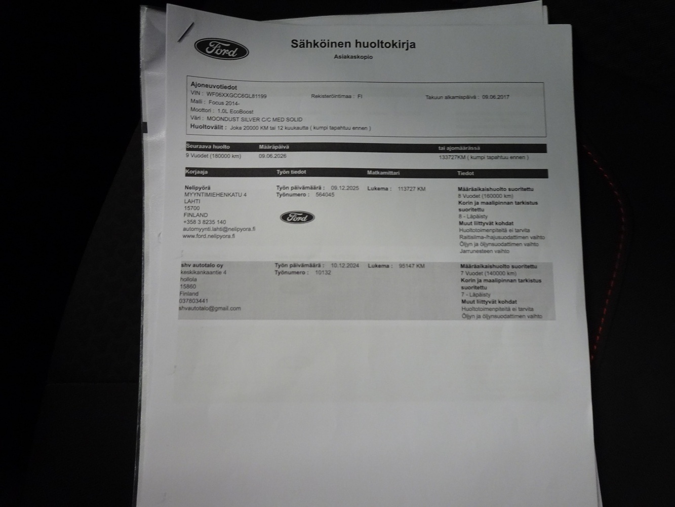 Ford Focus vaihtoauto