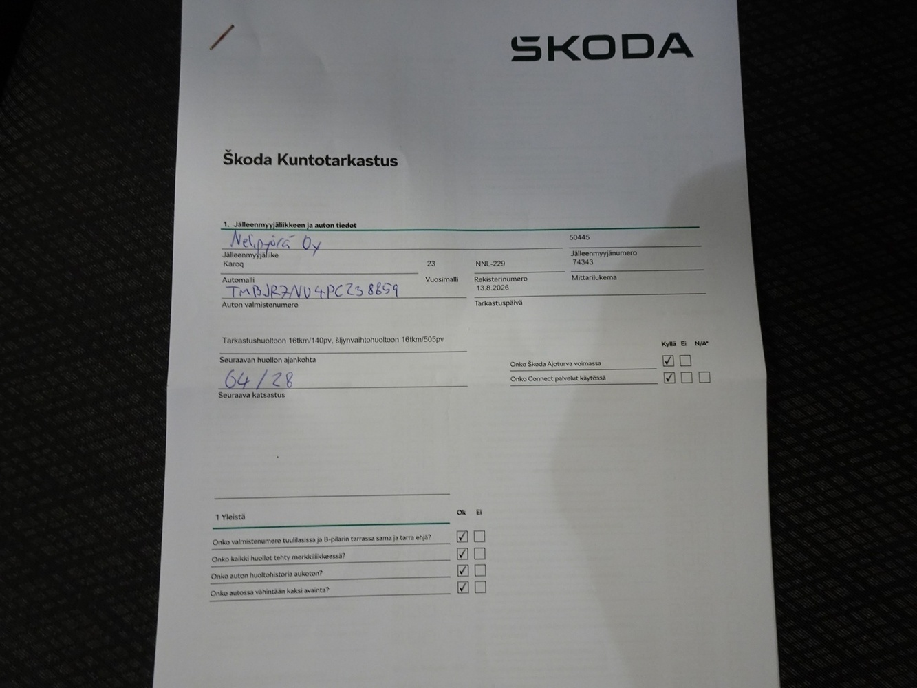 Skoda Karoq vaihtoauto
