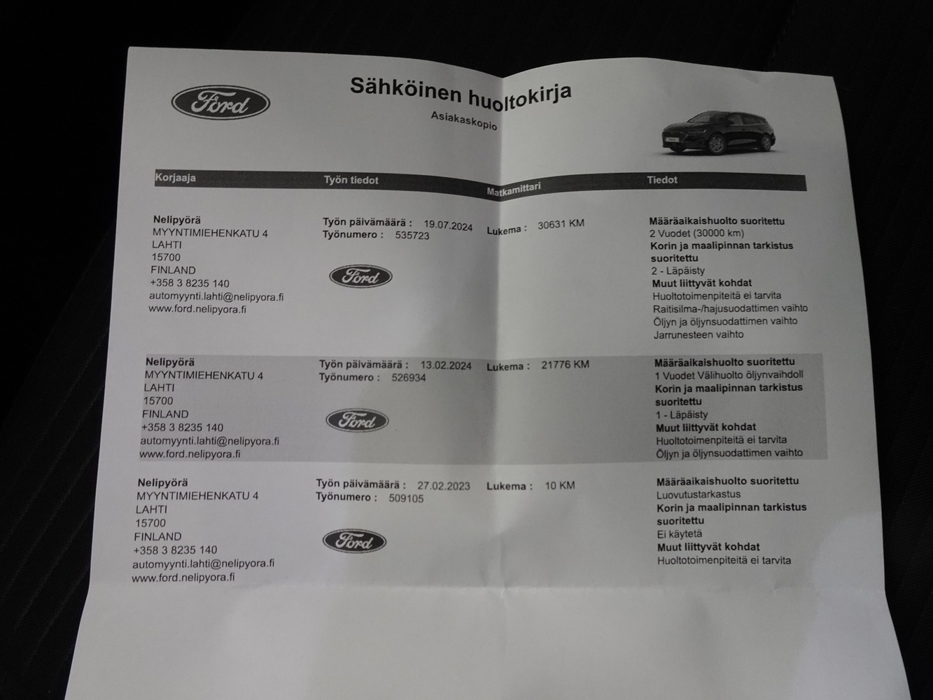 Ford Focus vaihtoauto