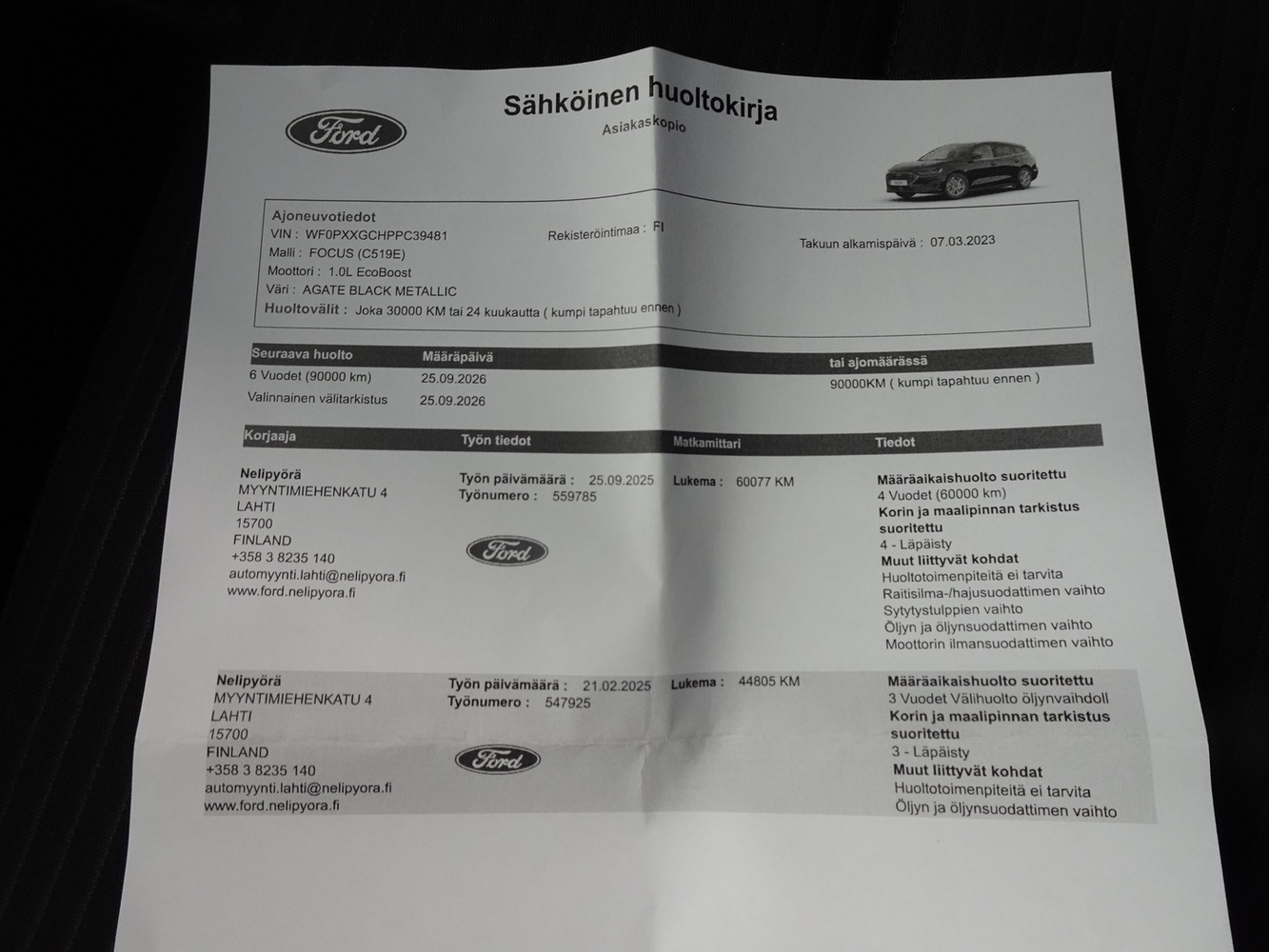 Ford Focus vaihtoauto