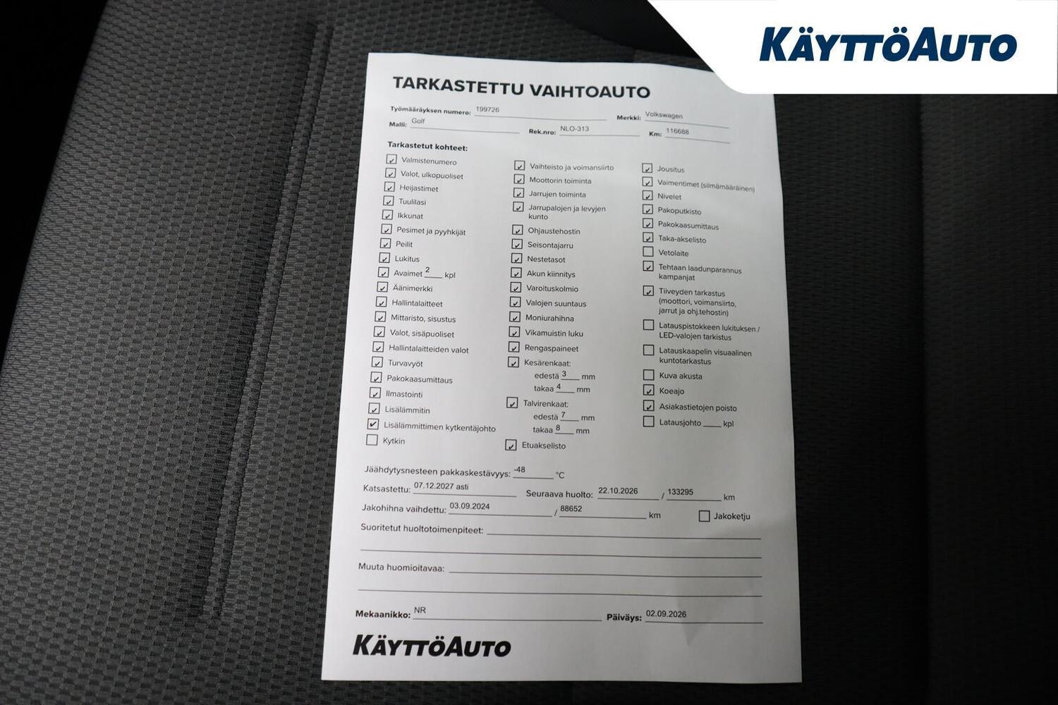 Volkswagen Golf vaihtoauto