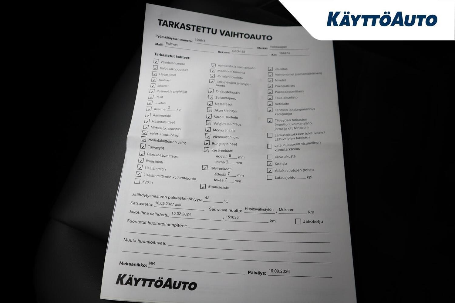 Volkswagen Multivan vaihtoauto