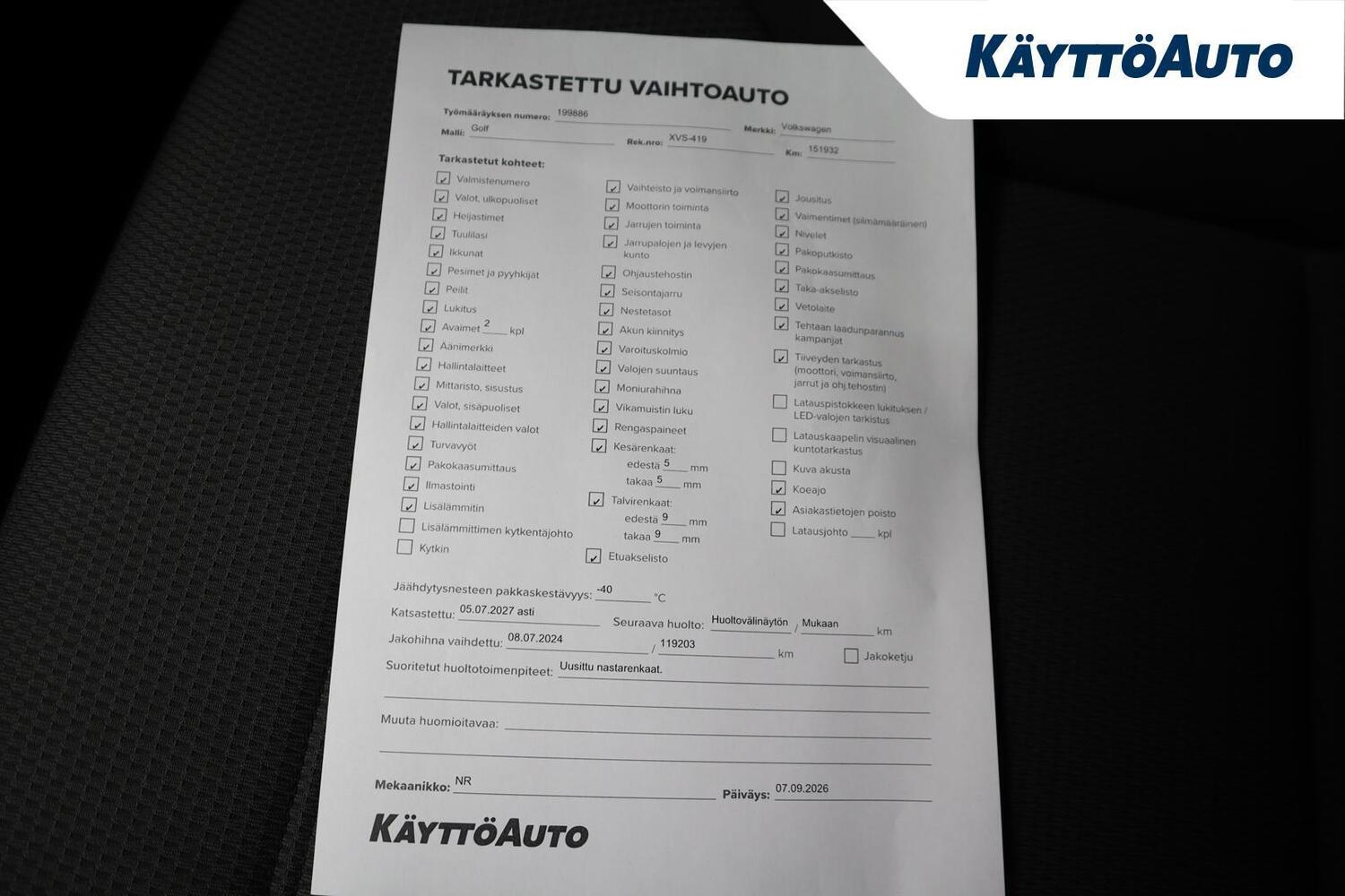 Volkswagen Golf vaihtoauto