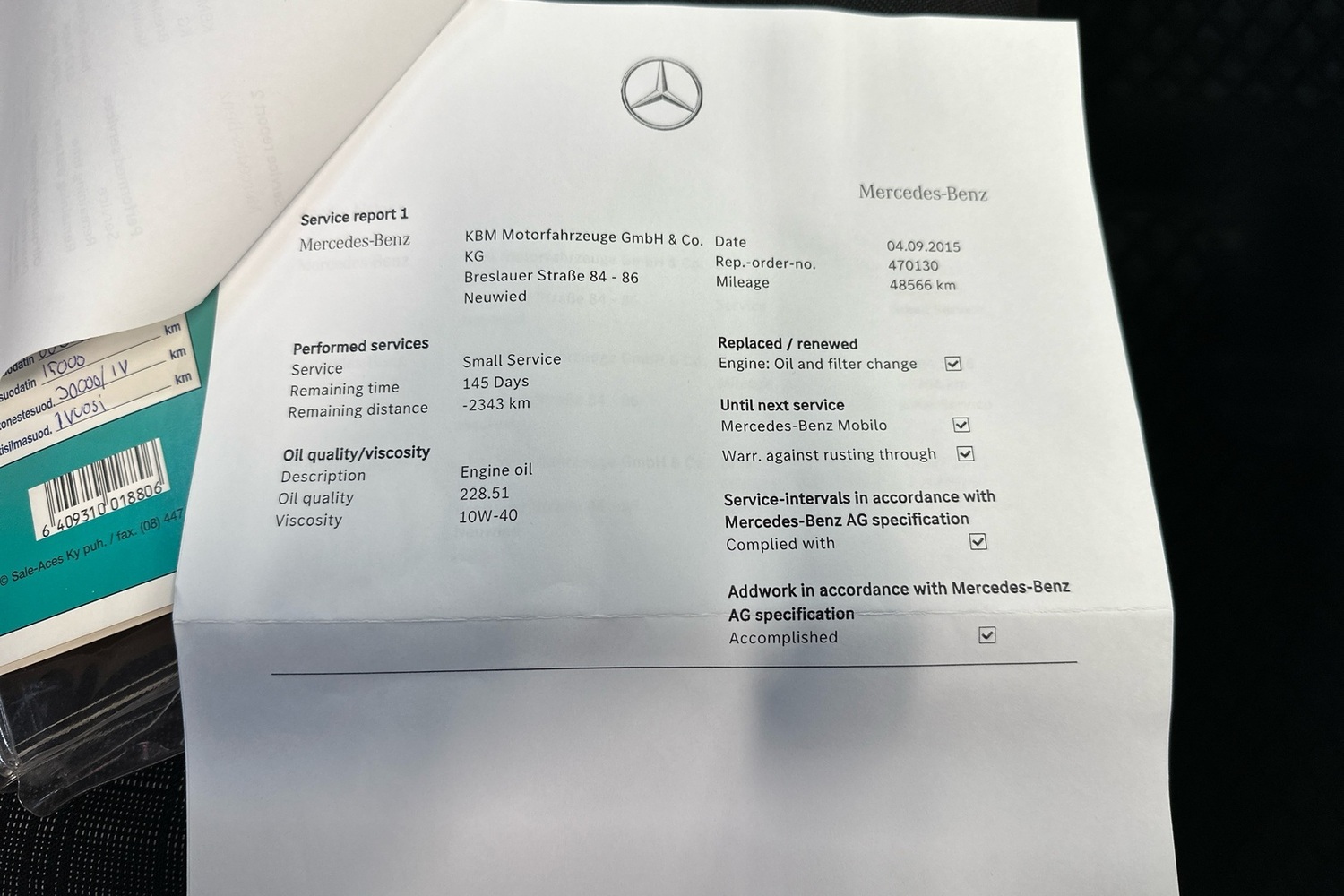 Mercedes-Benz Sprinter vaihtoauto