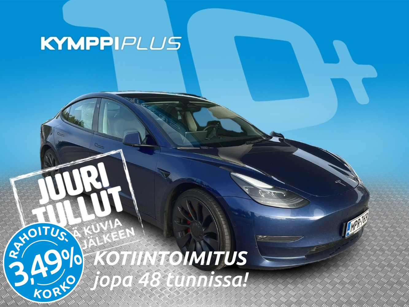 Tesla Model 3 vaihtoauto