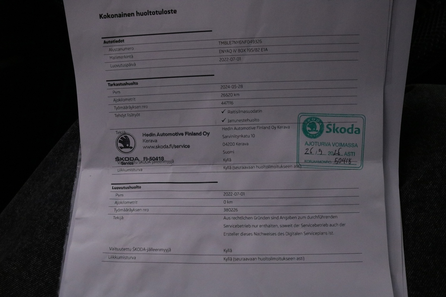 Skoda Enyaq vaihtoauto