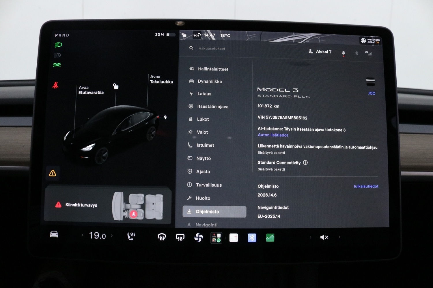 Tesla Model 3 vaihtoauto