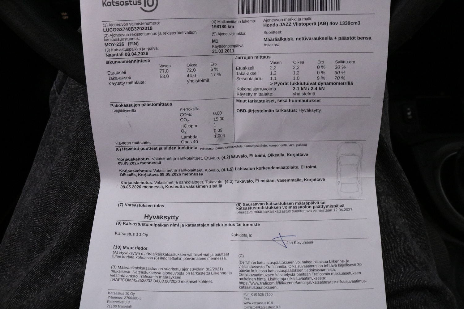 Honda Jazz vaihtoauto