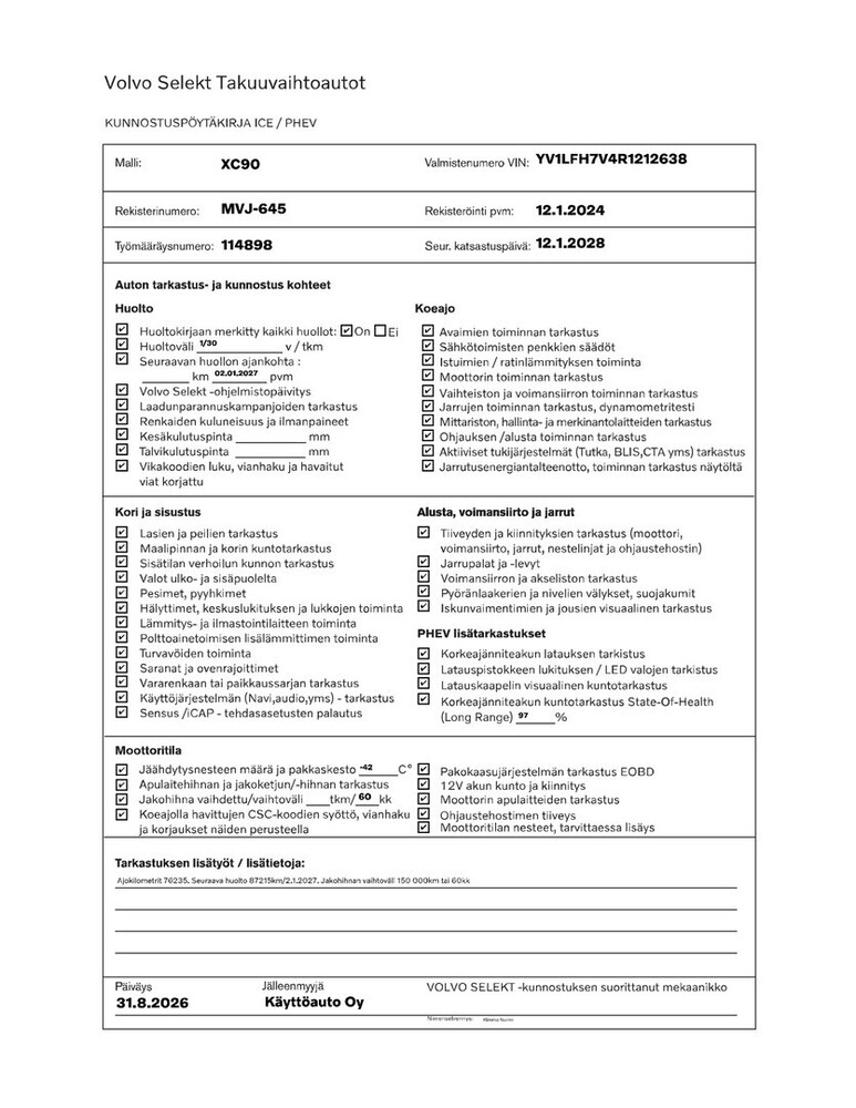 Volvo XC90 vaihtoauto