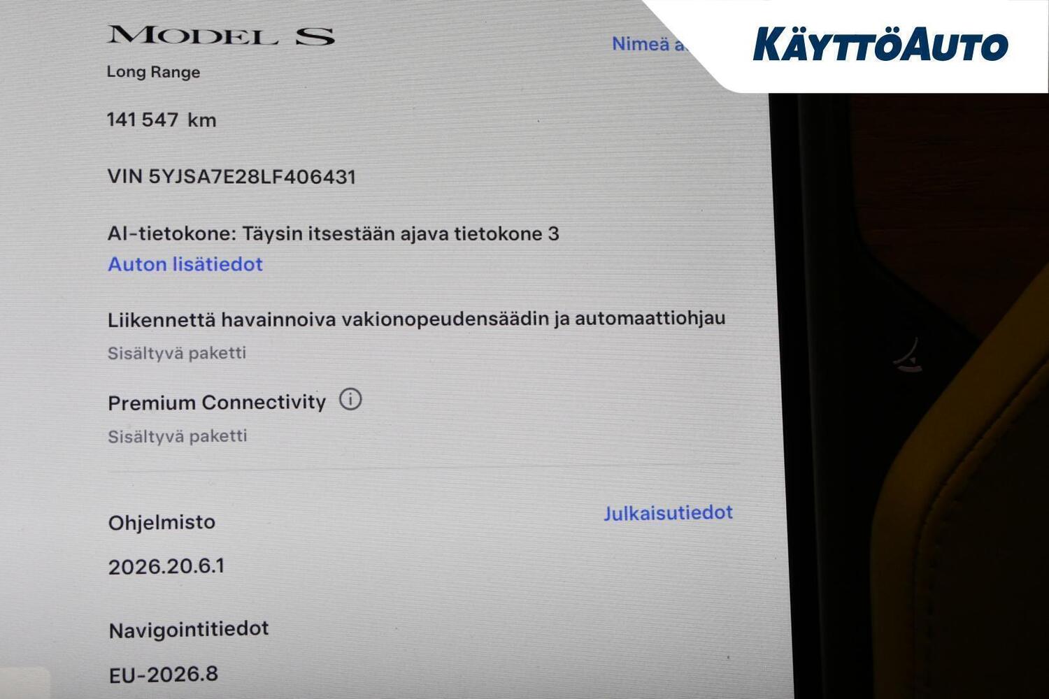 Tesla Model S vaihtoauto