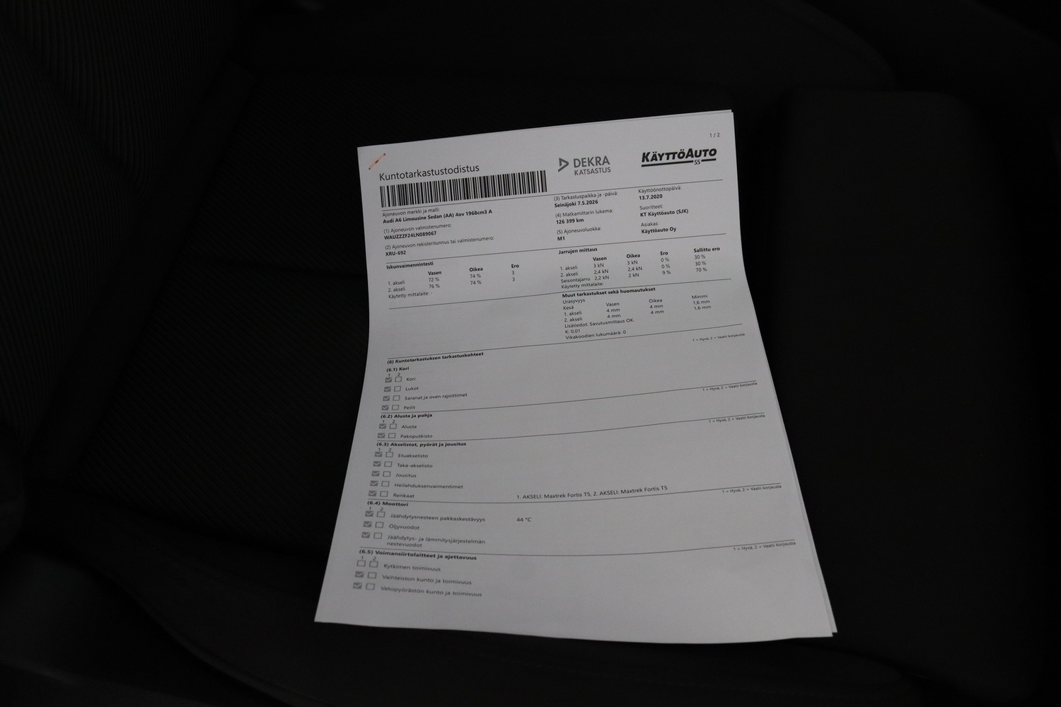 Audi A6 vaihtoauto