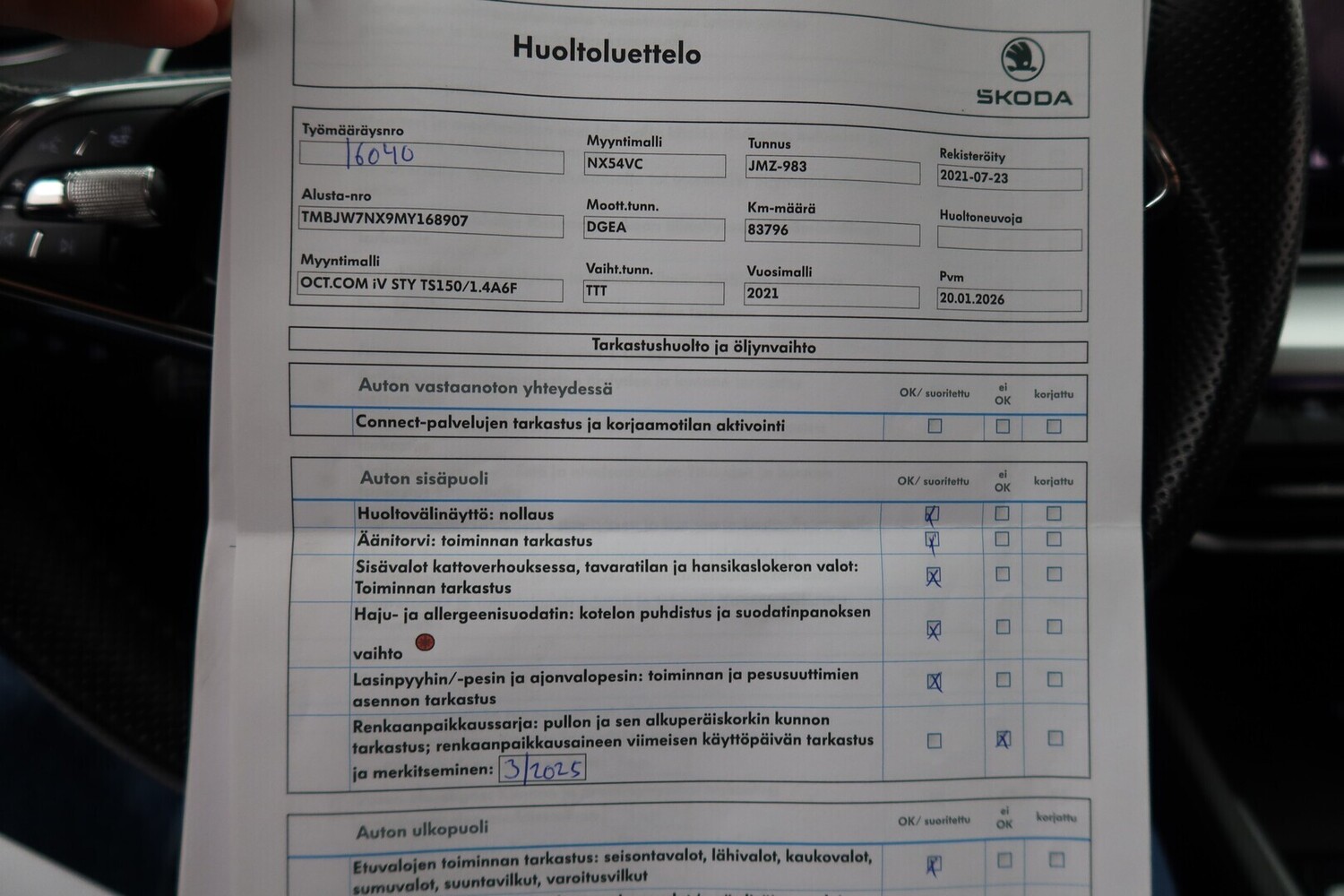 Skoda Octavia vaihtoauto