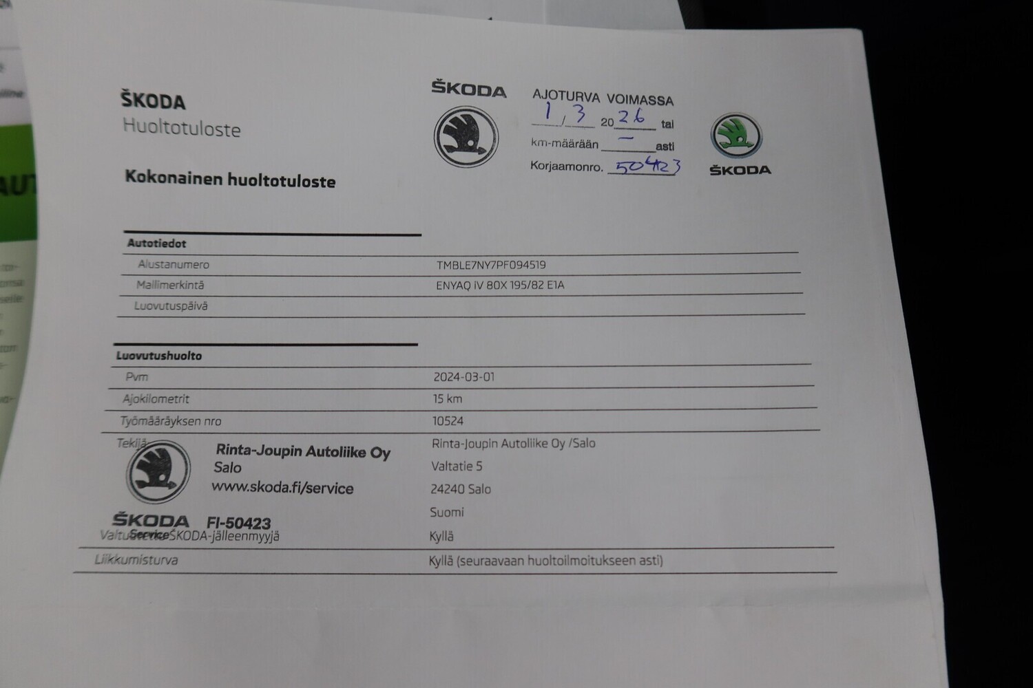 Skoda Enyaq vaihtoauto