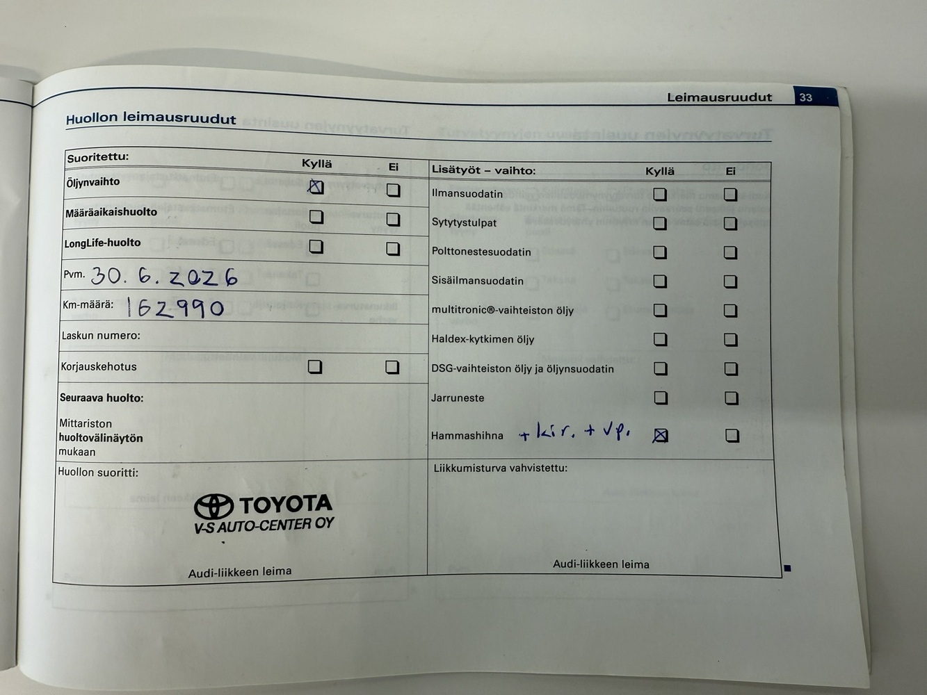 Audi A4 vaihtoauto