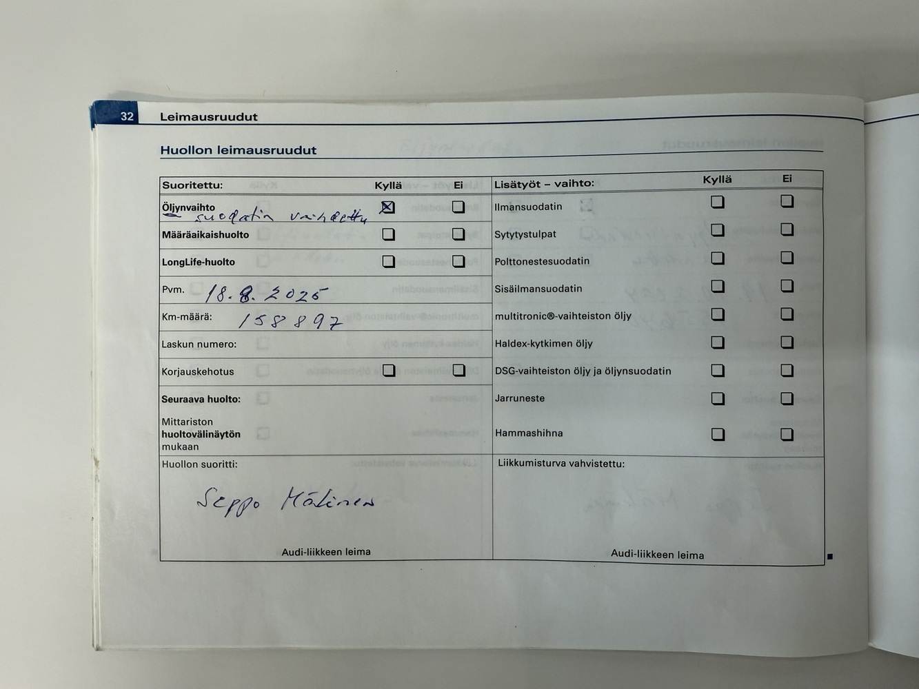 Audi A4 vaihtoauto
