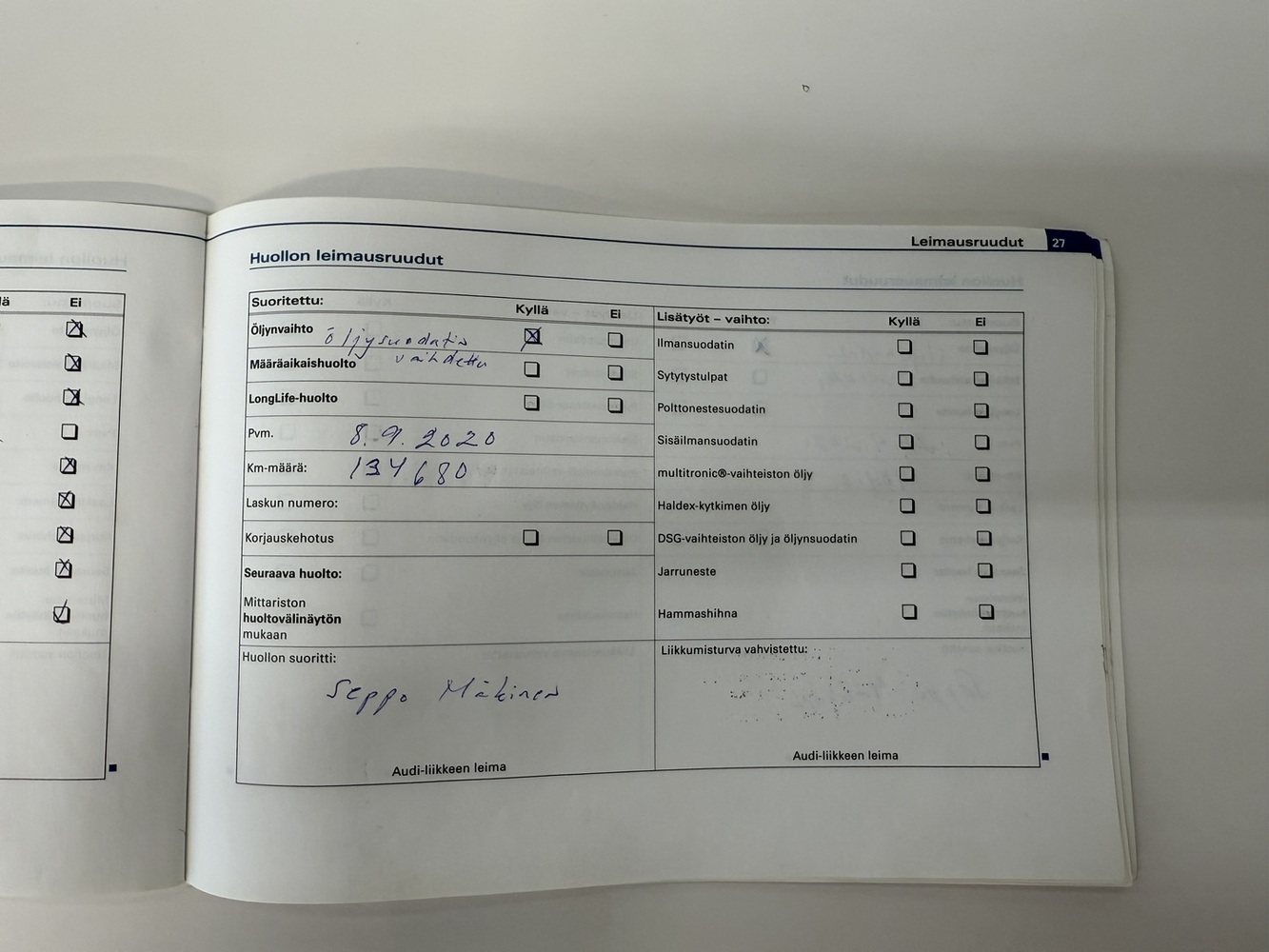 Audi A4 vaihtoauto
