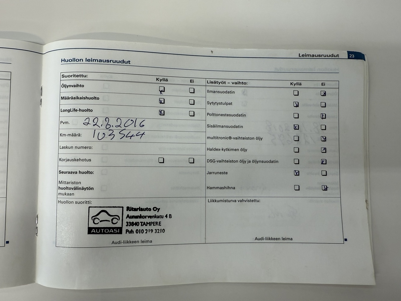 Audi A4 vaihtoauto