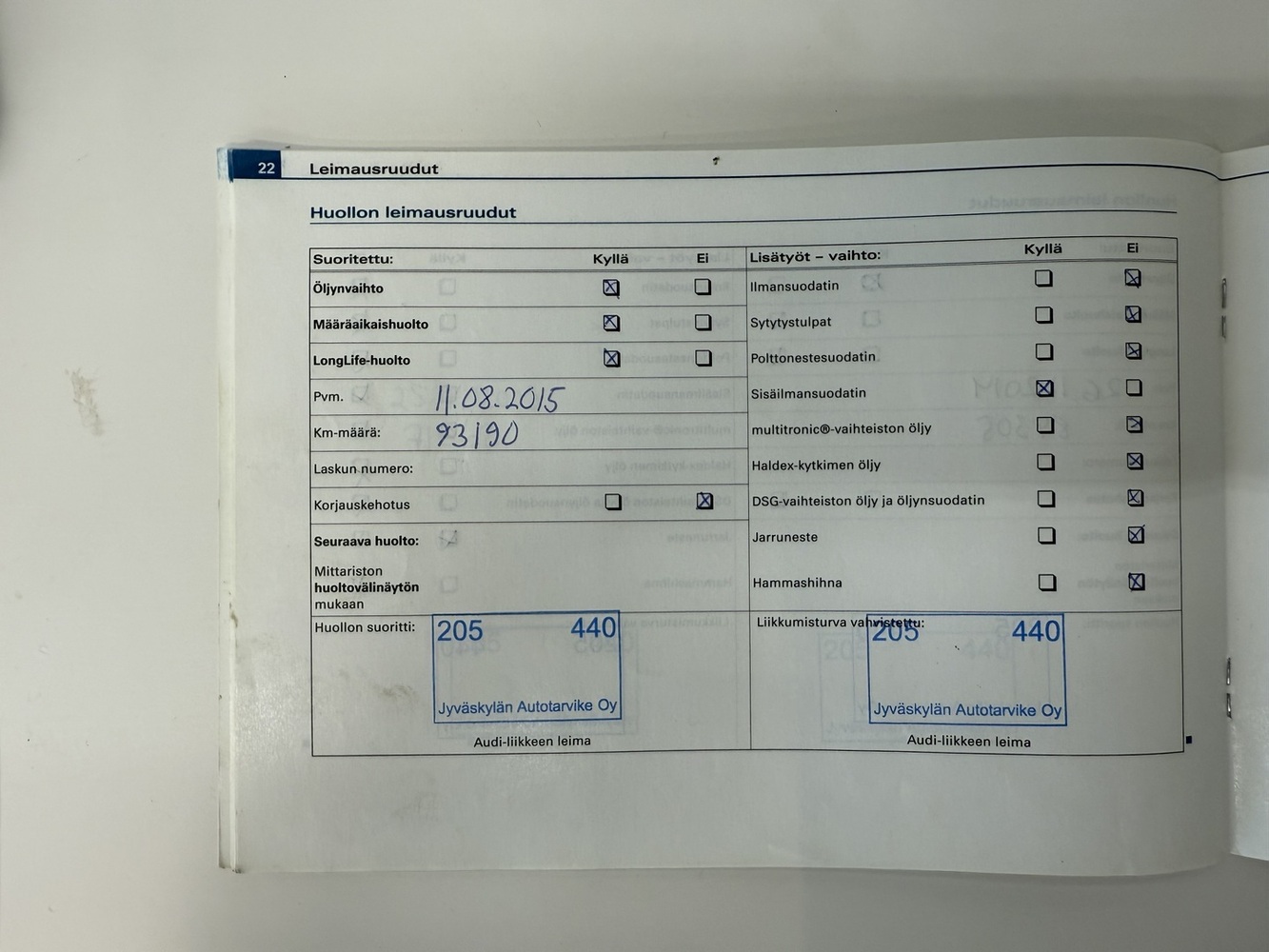 Audi A4 vaihtoauto