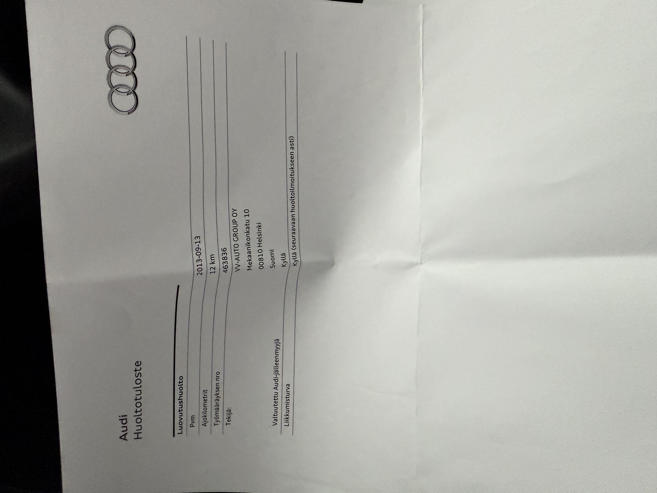 Audi A4 vaihtoauto