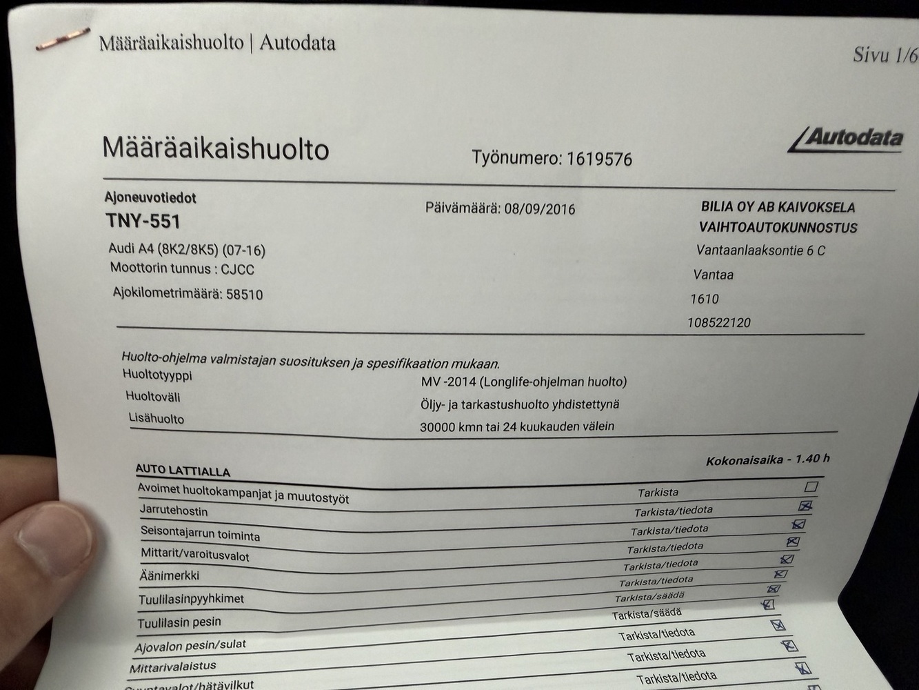 Audi A4 vaihtoauto