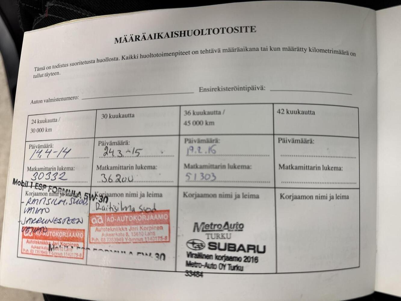 Subaru Outback vaihtoauto